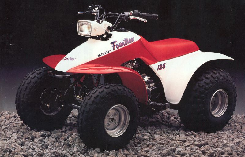 1987 Honda trx 125 oil filter #4