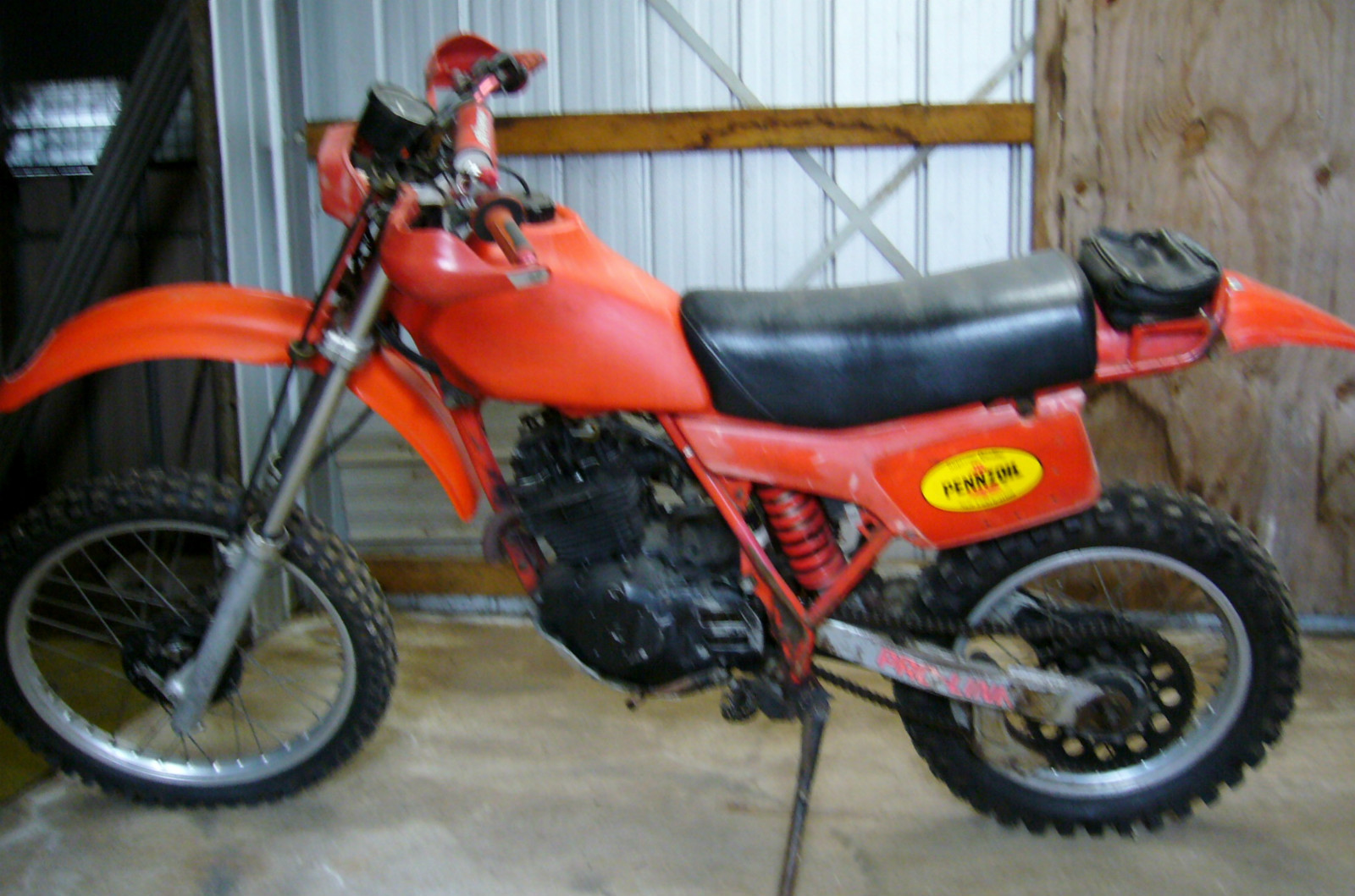 Honda xr250 pilot