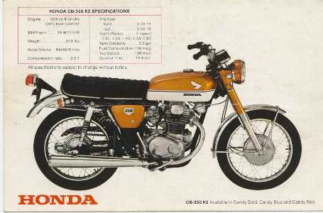 The Honda 350 at MotorBikeSpecs the Motorcycle Specification