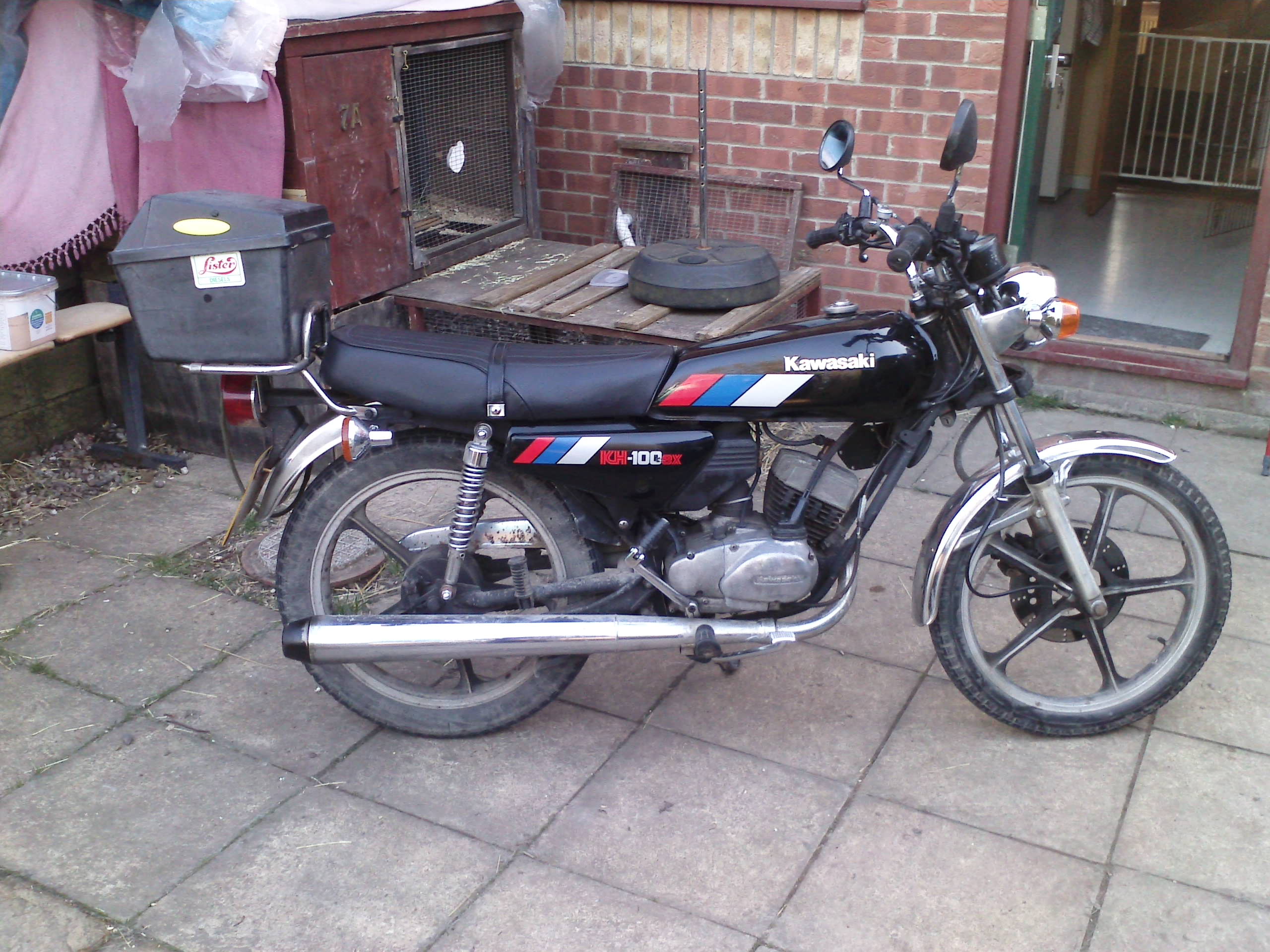 Kawasaki kh100 shop top speed