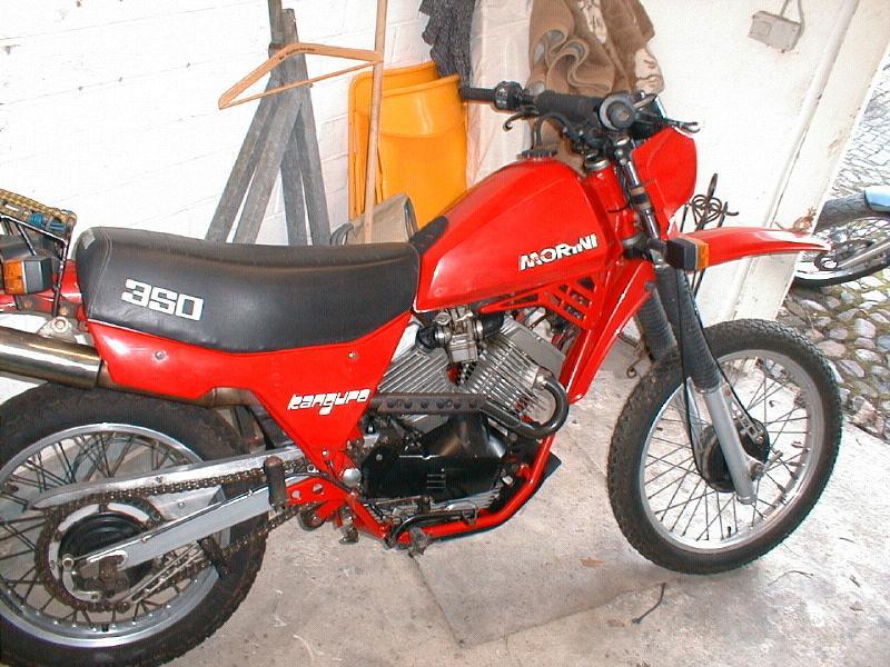 Nero  84 pieghe bälge Moto Morini Kanguro 350 1982  